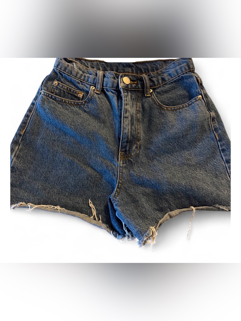 Rhythm High-Waist Dark Blue Denim Women’s Shorts